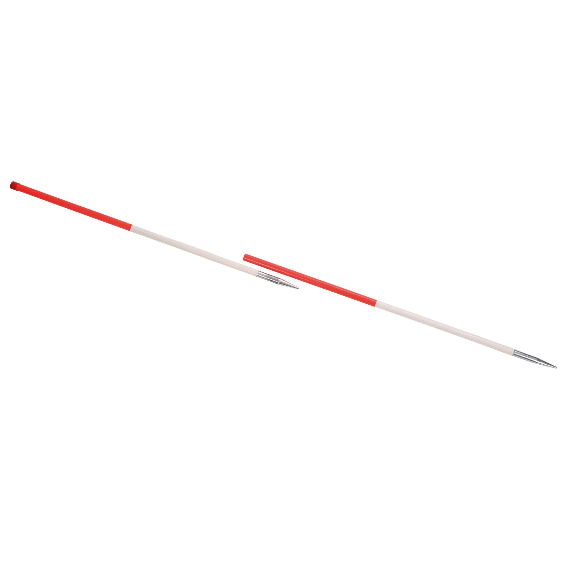 NESTLE Stahlfluchtstab, zerlegbar, runde Rohrspitze, Länge 2,16 m, r/w w/r 12 Stück im Set NESTLE Stahlfluchtstab, zerlegbar, runde Rohrspitze, Länge 2,16 m, r/w w/r 12 Stück im Set